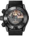 Ρολόι EDOX CO-1 Carbon Automatic Chronograph Black Rubber Strap - Image 4