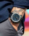 Ρολόι EDOX CO-1 Carbon Automatic Chronograph Black Rubber Strap - Image 6