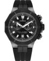 Ρολόι EDOX Delfin Chronograph Black Rubber Strap