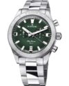 Ρολόι EDOX Skydiver Chronograph Silver Stainless Steel Bracelet Limited Edition