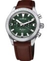 Ρολόι EDOX Skydiver Chronograph Silver Stainless Steel Bracelet Limited Edition - Image 2