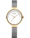 BERING Solar Grey Stainless Steel Bracelet