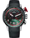 Ρολόι EDOX Chronorally Chronograph Black Rubber Strap