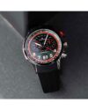 Ρολόι EDOX Chronorally Chronograph Black Rubber Strap - Image 5