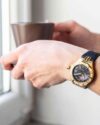 Ρολόι EDOX Delfin The Original Black Leather Strap - Image 2