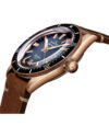 Ρολόι EDOX Skydiver Automatic Brown Leather Strap Limited Edition - Image 2