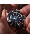 Ρολόι EDOX Skydiver Automatic Brown Leather Strap Limited Edition - Image 7