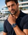 Ρολόι AQUADIVER Force Master Chronograph Blue Rubber Strap - Image 2