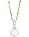 Κολιέ BERING Arctic Pearls Gold από ανοξείδωτο ατσάλι