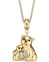 Κολιέ BERING Polar Animals "Polar Bear Mom gold"