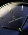 Ανδρικό ρολόι CLAUDE BERNARD Slim Line με μπλε δερμάτινο λουράκι - Image 2