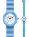Ρολόι HIP HOP Numbers Serenity Light Blue Silicone Strap
