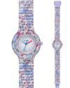 Παιδικό ρολόι HIP HOP Flower Power Light Blue Multicolor Comb. Materials Strap