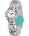 Παιδικό ρολόι HIP HOP Flower Power Green Multicolor Combined Materials Strap - Image 4