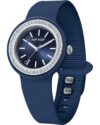 Ρολόι HIP HOP Hero.DOT Bezel Glam Crystals Blue Silicone Strap - Image 3