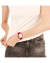 Ρολόι HIP HOP Hero.DOT Bezel Glam Crystals Red Silicone Strap - Image 2