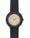 Ρολόι HIP HOP Hero.DOT Rose Night Black Silicone Strap