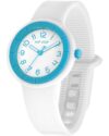 Ρολόι HIP HOP Hero.DOT Neon Blue White Silicone Strap - Image 3