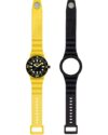 Ρολόι HIP HOP Master Yellow/Black Silicone Strap Gift Set - Image 5