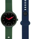 Ρολόι HIP HOP Hero.NEXT Dark Jungle/Blue Navy Smartwatch Two Tone Silicone Strap