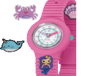 Παιδικό ρολόι HIP HOP PinTastic! Sweet Mermaid Pink Silicone Strap - Image 6
