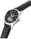 Ρολόι LUCIEN ROCHAT Montreux Automatic Black Leather Strap - Image 3
