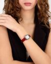 Ρολόι LUCIEN ROCHAT Aurorae Red Leather Strap - Image 2