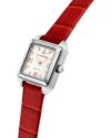 Ρολόι LUCIEN ROCHAT Aurorae Red Leather Strap - Image 3