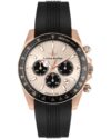 Ρολόι LUCIEN ROCHAT Leman Chronograph Black Silicone Strap