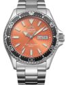 Ανδρικό ρολόι ORIENT Mako V αυτόματο με ασημί μπρασελέ από ανοξείδωτο ατσάλι