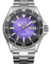 Ανδρικό ρολόι ORIENT Mako V αυτόματο με ασημί μπρασελέ από ανοξείδωτο ατσάλι