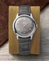 Ανδρικό ρολόι ORIENT Classic Bambino αυτόματο με γκρι δερμάτινο λουράκι - Image 2