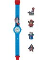 Παιδικό ρολόι HIP HOP PinTastic! Funny Circus Blue Silicone Strap - Image 3
