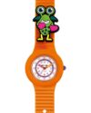 Παιδικό ρολόι HIP HOP PinTastic! Happy Monsters Orange Silicone Strap - Image 2