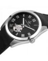 LUCIEN ROCHAT Leman Automatic Black Leather Strap - Image 3