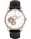 LUCIEN ROCHAT Montreux Automatic Black Leather Strap