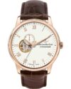 LUCIEN ROCHAT Iconic Automatic Brown Leather Strap