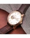 LUCIEN ROCHAT Iconic Automatic Brown Leather Strap - Image 4