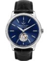 Ρολόι LUCIEN ROCHAT Iconic Automatic Black Leather Strap