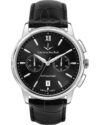 Ρολόι LUCIEN ROCHAT Iconic Automatic Chronograph Black Leather Strap