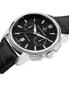Ρολόι LUCIEN ROCHAT Iconic Automatic Chronograph Black Leather Strap - Image 3