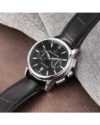Ρολόι LUCIEN ROCHAT Iconic Automatic Chronograph Black Leather Strap - Image 4