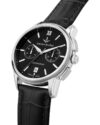 Ρολόι LUCIEN ROCHAT Iconic Automatic Chronograph Black Leather Strap - Image 5