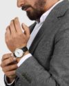 Ρολόι LUCIEN ROCHAT Montreux Black Leather Strap - Image 2