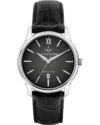 Ρολόι LUCIEN ROCHAT Iconic Black Leather Strap