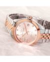 LUCIEN ROCHAT Madame Diamonds Two Tone Stainless Steel Bracelet - Image 4