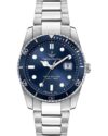 LUCIEN ROCHAT Leman Silver Stainless Steel Bracelet
