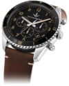 Ρολόι LUCIEN ROCHAT Leman Chronograph Brown Leather Bracelet - Image 3
