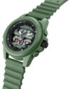 Ρολόι SECTOR EX-48 Dual Time Chronograph Green Silicone Strap - Image 3