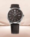 Ρολόι ORIENT Contemporary European Exclusive Automatic Brown Leather Strap - Image 4